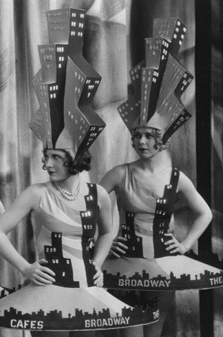 Наряды бродвейских танцовщиц в 20-х годах прошлого века