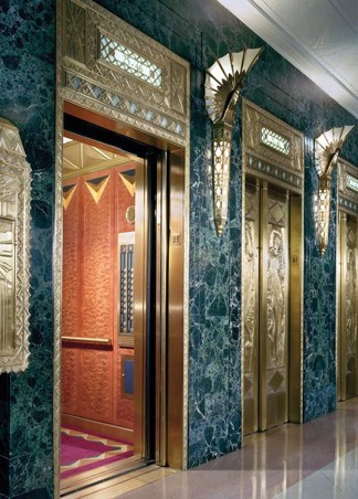 Лифтовый холл отеля, Чикаго