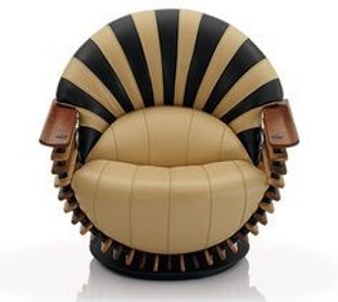 Круглое кресло в стиле ар-деко