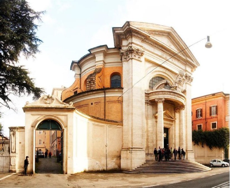 Архитектор Дж. Бернини. Церковь Сант-Андреа-аль-Квиринале, Рим