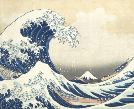 Большая волна в Канагаве. Гравюра Кацусики Хокусая