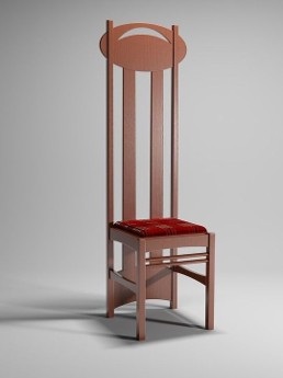 Минималистичный дизайн стула в стиле модерн