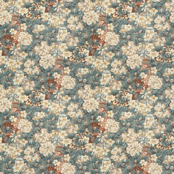 Ткань Fabricut FB Peafowl Coral Clay 02