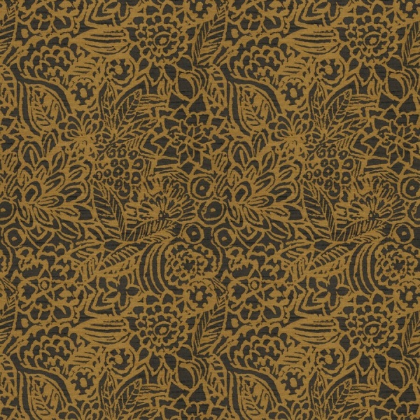 Ткань Fabricut FB Batik Floral Bronze 01