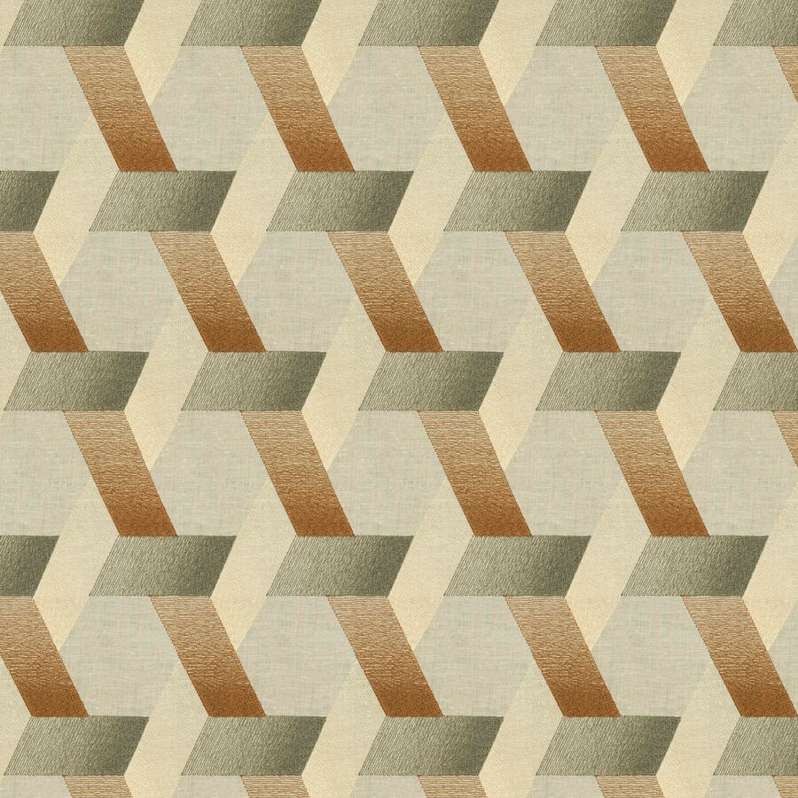 Ткань FB Molina Hexagon Copper Sand 01