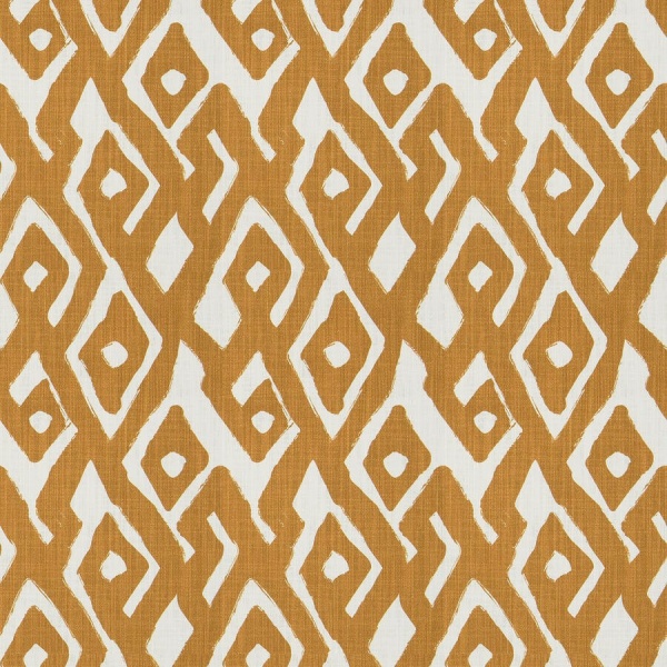 Ткань Fabricut FB Kuba Maze Amber Gold 02