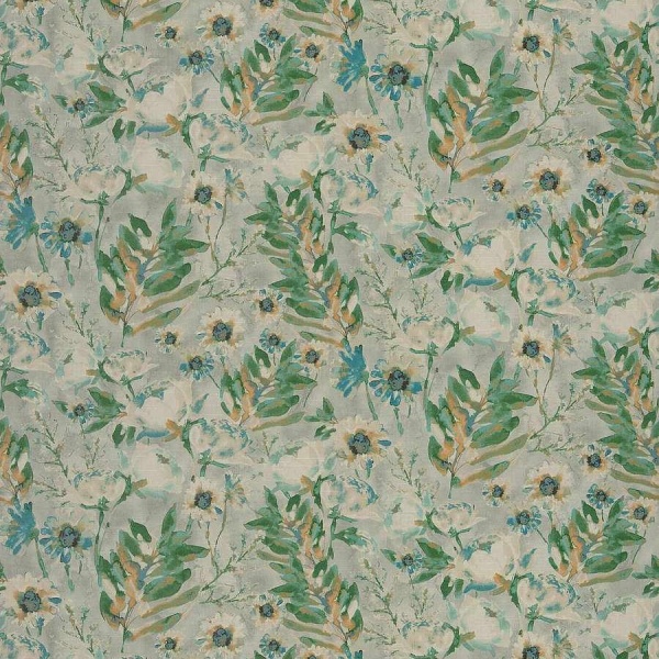 Ткань Fabricut FB Ropae Floral Seaglass 02