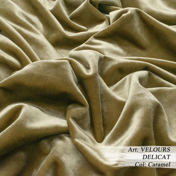 Ткани из Кореи, Dana Panorama DP-Velours Delicat Caramel