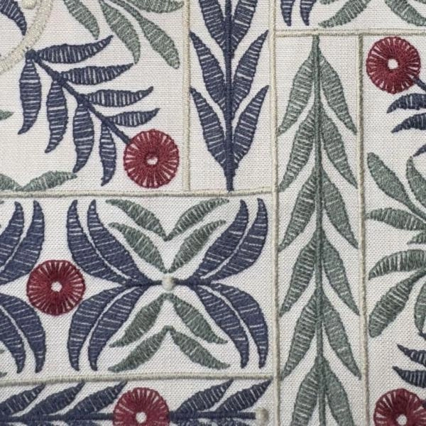 Ткани из Индии, Galleria Arben Mughal Garden Indigo Cochineal