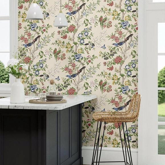 Флизелиновые обои Sanderson DWAW217113 коллекции Water Garden