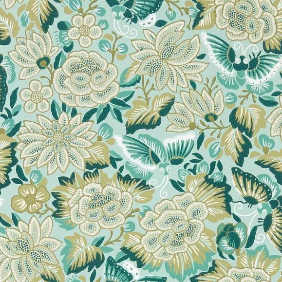 Флизелиновые обои Sanderson DWAW217118 коллекции Water Garden