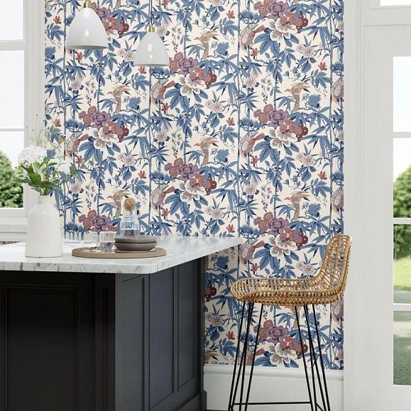 Флизелиновые обои Sanderson DWAW217129 коллекции Water Garden