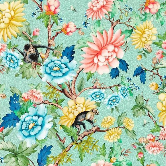 Флизелиновые обои Clarke&Clarke W0133/02 коллекции Botanical Wonders