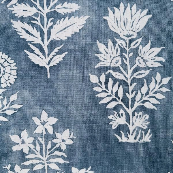 Лондонская штора, Galleria Arben Floral Batik Cornflower Blue