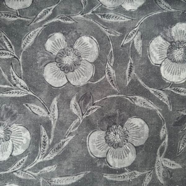 Ткани из Индии, Galleria Arben Pondicherry Trail Charcoal